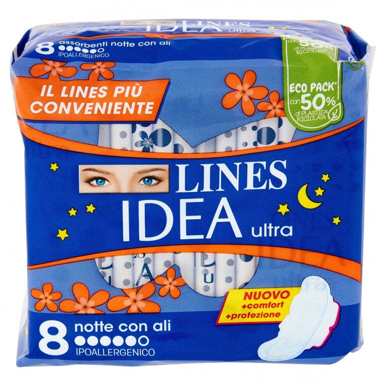 ASS.LINES IDEA ULTRA NOTTE ALI PZ.8 NUOVO         