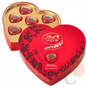 LINDT CUORE LINDOR FONDENTE SCATOLA GR.96         