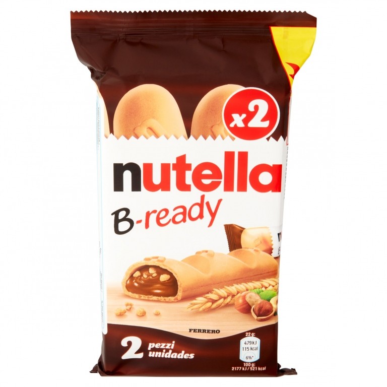 FERRERO NUTELLA BREADY T2X16                      