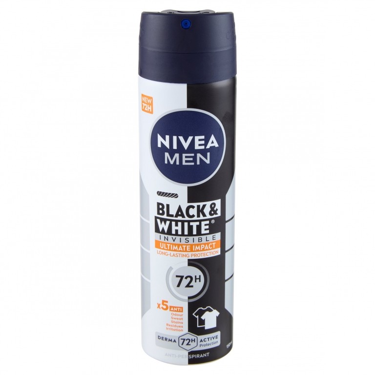 DEO NIVEA SPRAY BLACK&WHITE INVIS.ULTIMATE ML.150