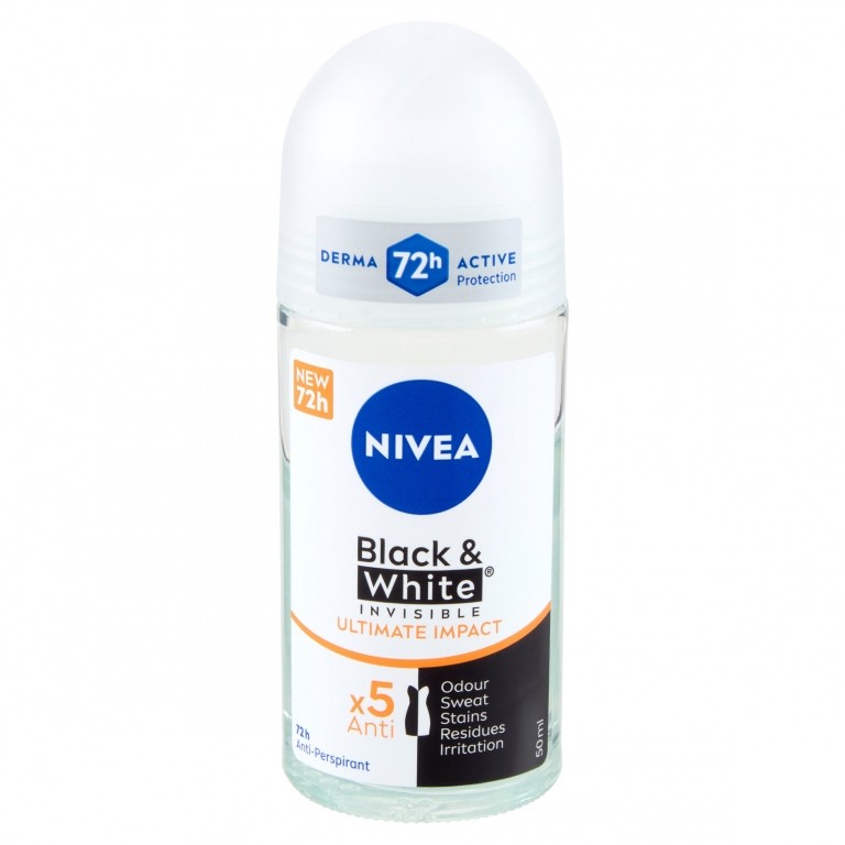 DEO NIVEA FOR MEN ROLL-ON BLACK&WHITE ULTIMATE 50M