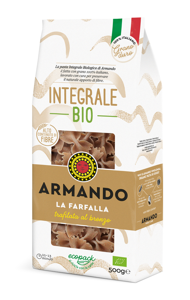 PASTA ARMANDO LA FARFALLA INTEGRALE BIO GR.500    