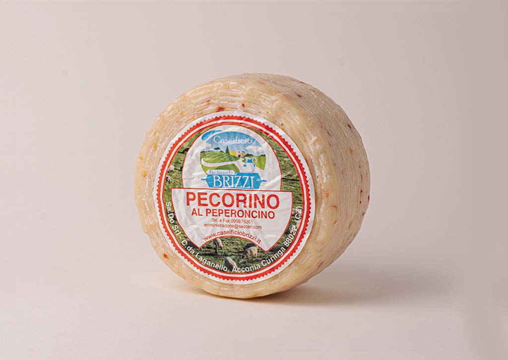 PECORINO FRESCO AL PEPERONCINO BRIZZI AL KG.      