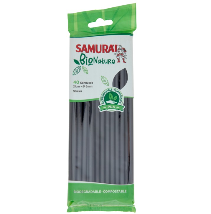 CANNUCCE SAMURAI BIO NERE DRITTE CM 21 PLA PZ.40  