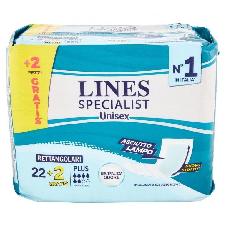 ASS.LINES SPECIALIST RETTANGOLARE X22+2 NEW