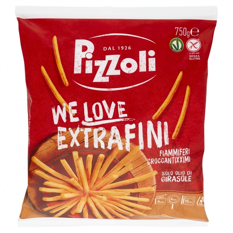 FIAMMIFERI CROCCANTISSIMI PIZZOLI G750            