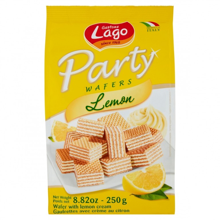 WAFER LAGO PARTY LEMON GR.250                     