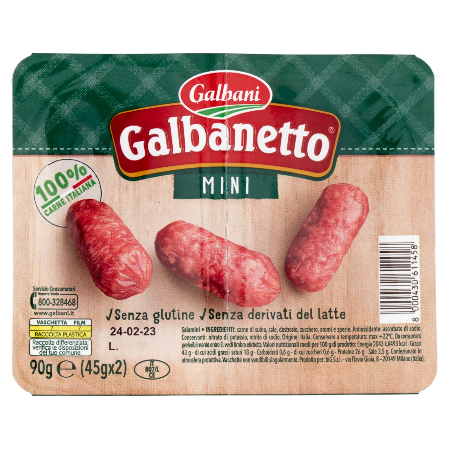 GALBANETTO GALBANI MINI GR.90