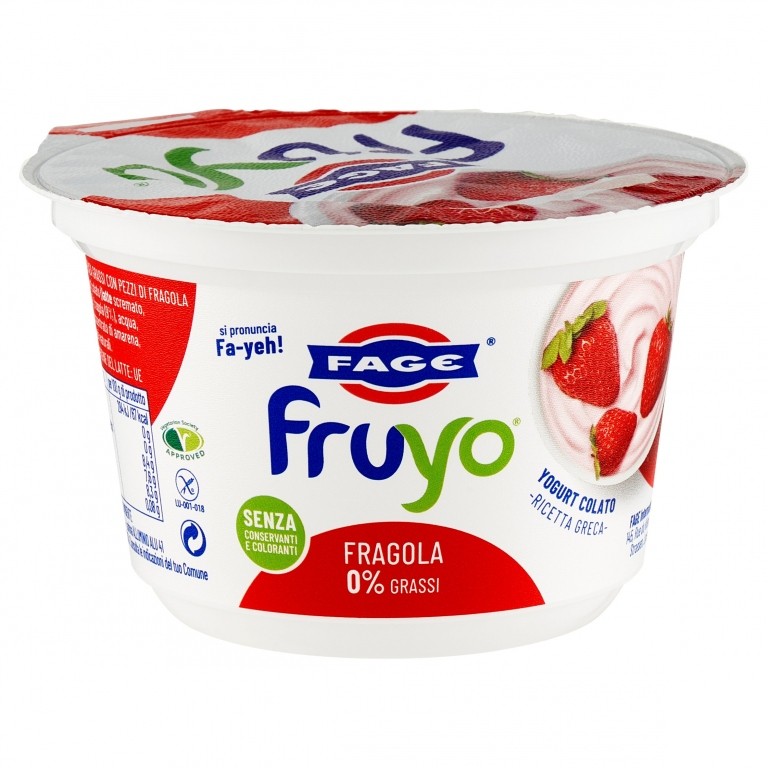 YOGURT GRECO TOTAL FRUYO FRAGOLA GR.150 FAGE