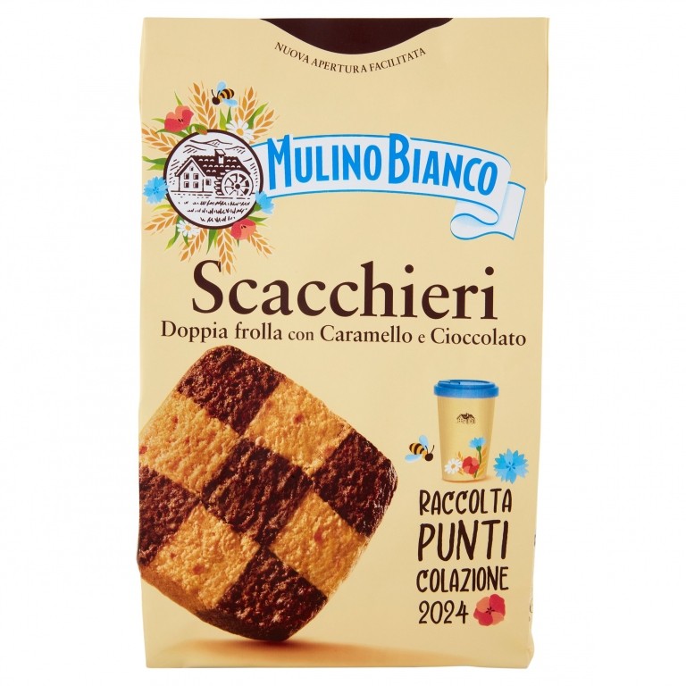 BISCOTTI M.BIANCO SCACCHIERI GR.330               