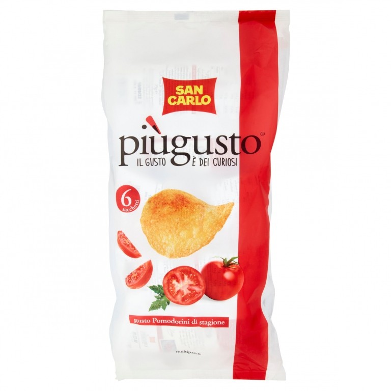 PATATINE MPK PIU' GUSTO SAN CARLO POMODORINI GR25 
