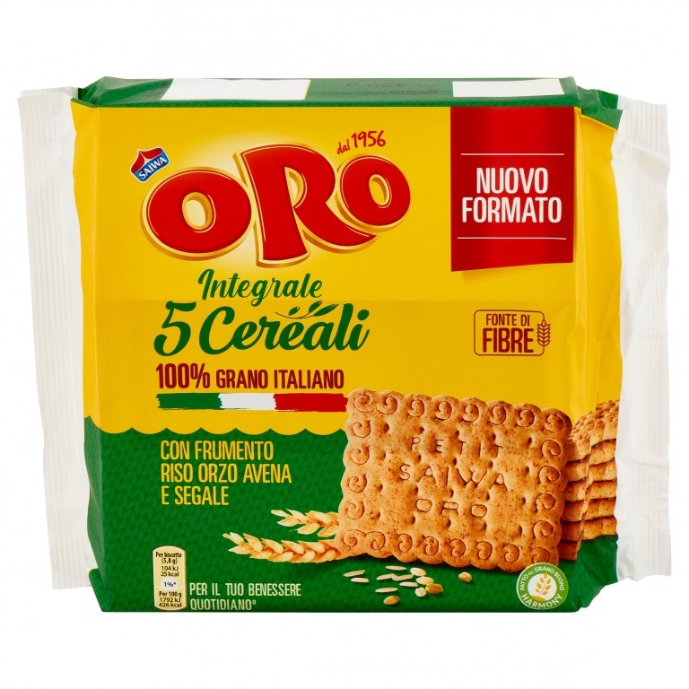 BISC. ORO SAIWA 5 CEREALI GR420                   