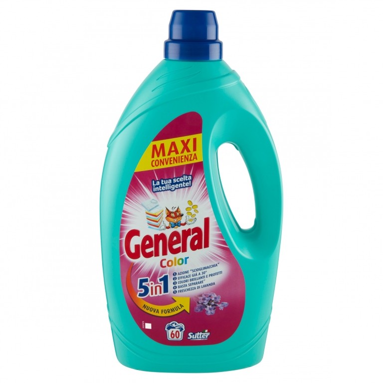 DET.LIQ.LAV.GENERAL COLORE 60 LAVAGGI             