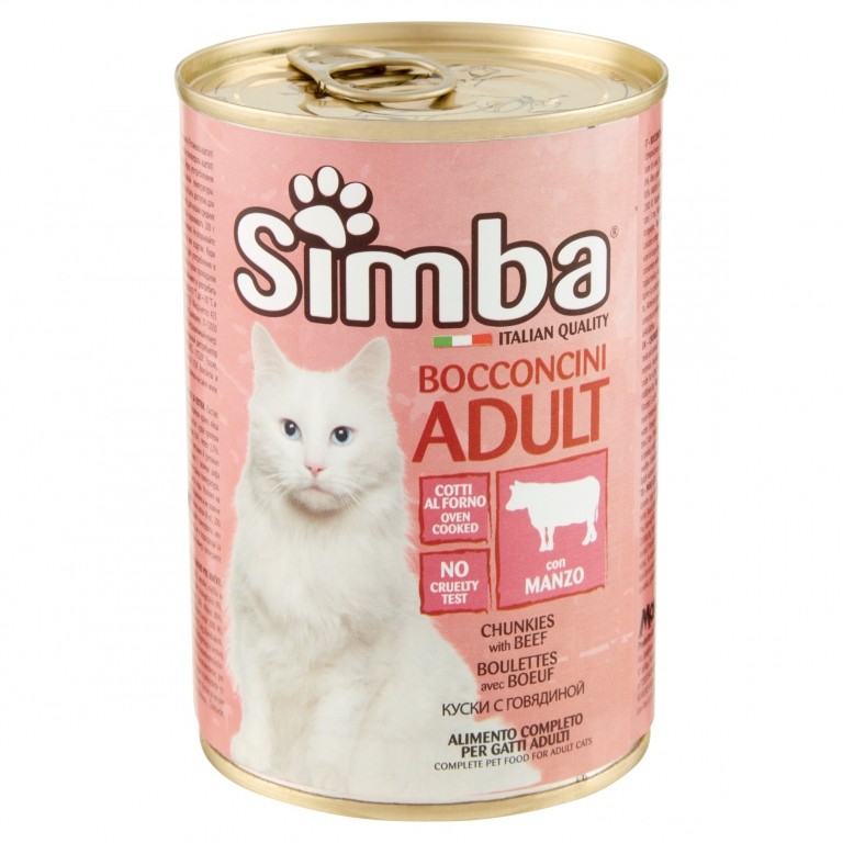 MONGE SIMBA GATTO MANZO BOCCONCINI GR.415 LATT.