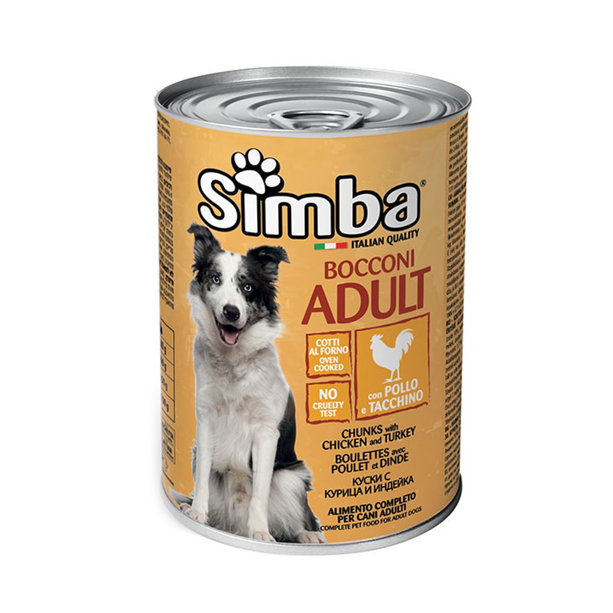 MONGE SIMBA CANE POLLO TAC.BOCCONCINI GR.415 LATT.