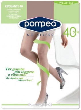 POMPEA COLLANT 40 RIPOSANTE POLVERE DORATA XL