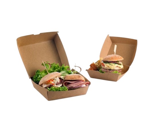 CONTENITORE HAMBURGER IN CARTONCINO PZ.50 12X12X7