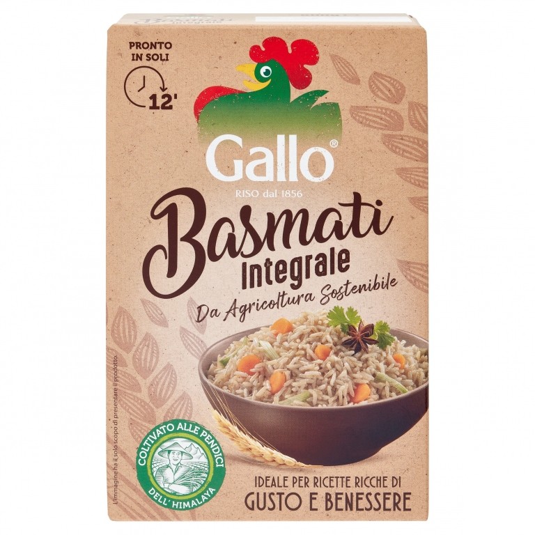RISO GALLO BASMATI INTEGRALE GR.500