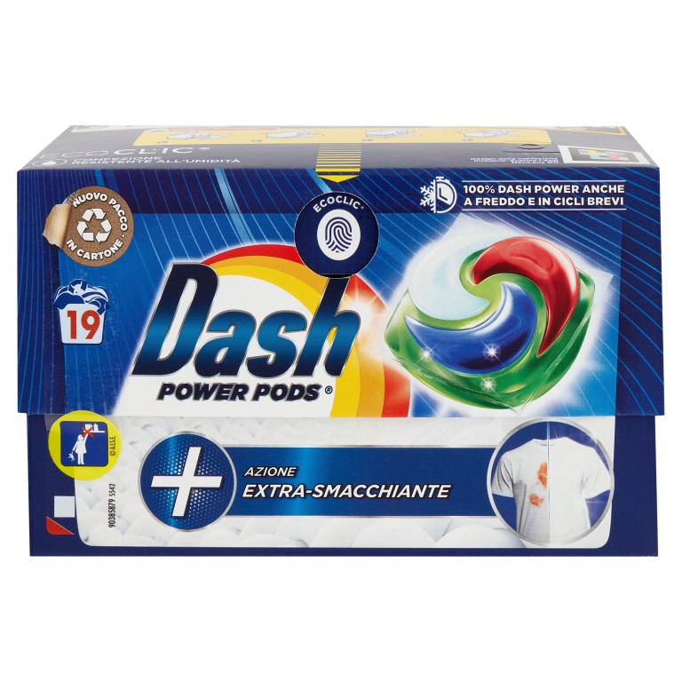 DASH ECODOSI PODS POWER EXTRA SMACCHIANTE PZ.19