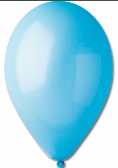 PALLONCINI MEDIUM CELESTI 20PZ IN BUSTA 26CM.