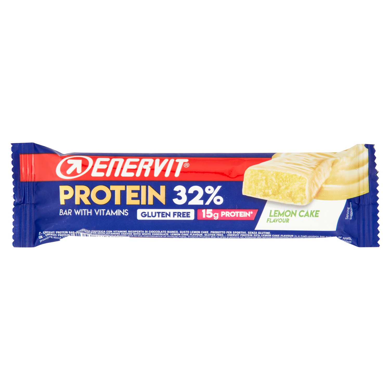 BARRETTE ENERVIT PROTEIN 32% GUSTO LEMON CAKE G48