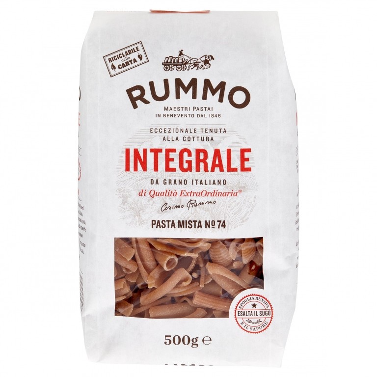 PASTA RUMMO N.74 MISTA INTEGRALE GR.500