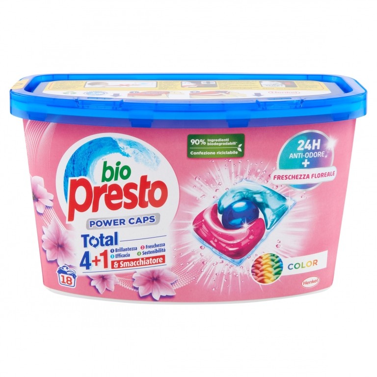 BIO PRESTO 4+1 POWER CAPS COLOR PZ.18             