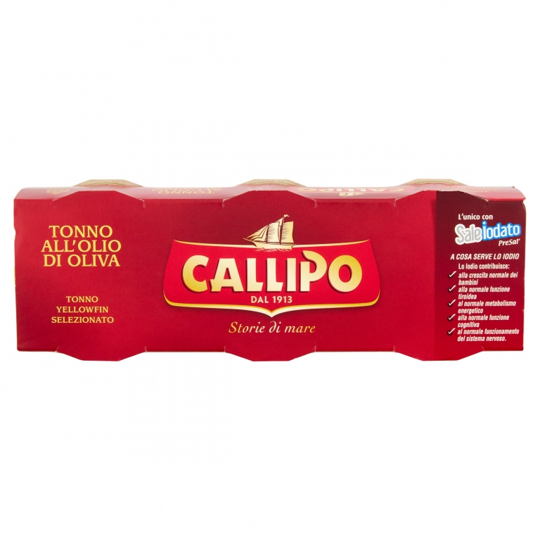 TONNO CALLIPO O.O. GR.70X3 STRAPPO