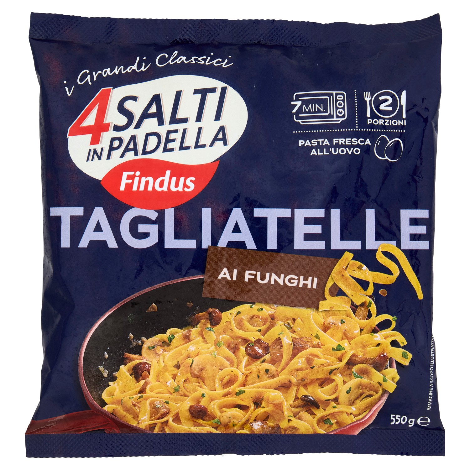 TAGLIATELLE FUNGHI FINDUS G550