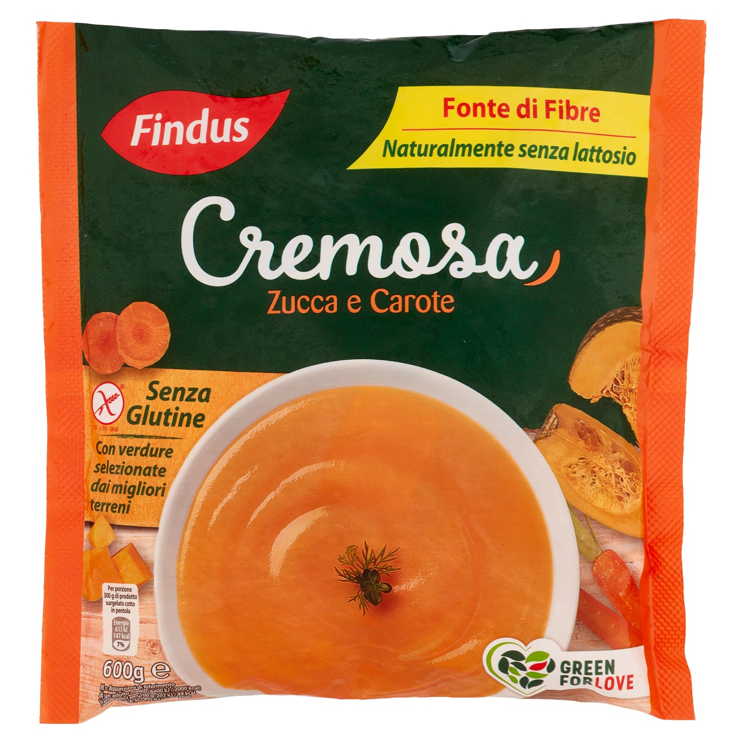 CREMOSE ZUCCA CAROTE FINDUS G600