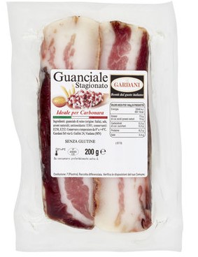 GUANCIALE GARDANI A FETTE GR.200 TRANCIO          