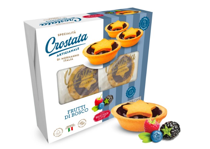 CROSTATINE F.BOSCO BISCOTTIFICIO DEL BORGO X8     