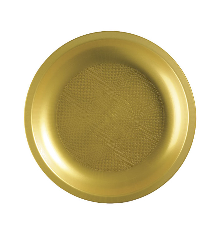 PIATTI TONDI GRANDE ORO PZ.6 GOLDPLAST EXPO NATA  