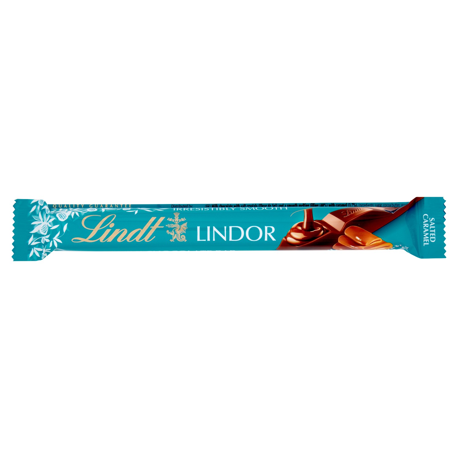 LINDT BARRETTA SNACK LINDOR CARAMELLO GR.38