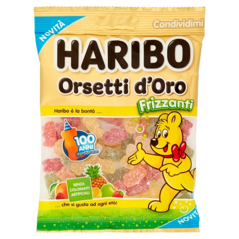 CARAMELLE HARIBO ORSETTI D'ORO FRIZZ.GR.150       