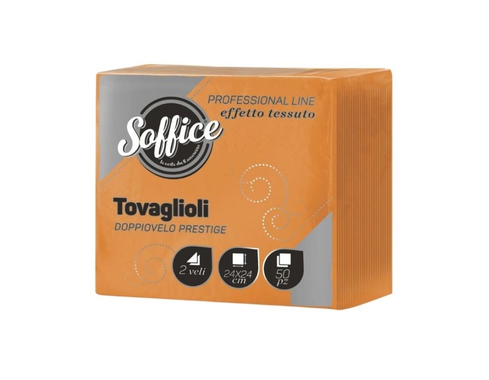 TOV.ARANCIO SOFFICE 24X24 50PZ                    