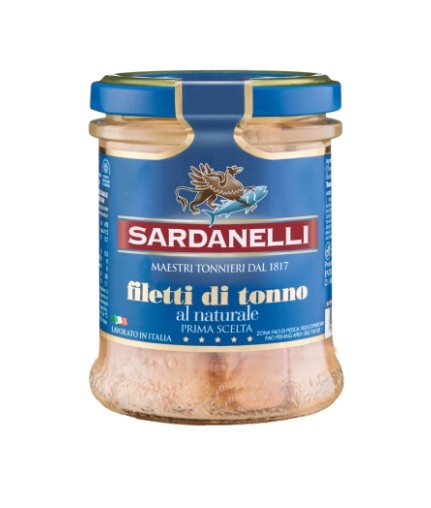 TONNO SARDANELLI FILETTI NAT.GR.190 VASO