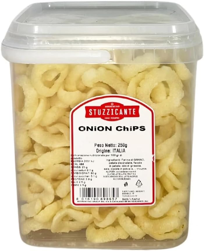LA STUZZICANTE ONION CHIPS SALATO SECCH. GR.250   