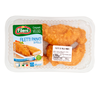 FILETTI DI POLLO PANATI FILENI G280