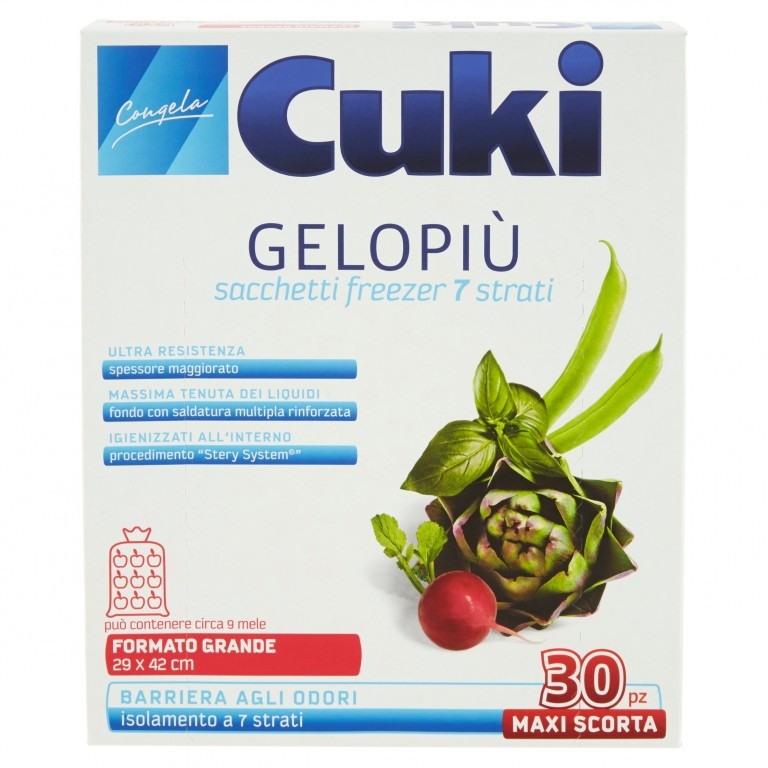 SACCH.GELOPIU'CUKI MAXI SCORTA MIS GRANDE         