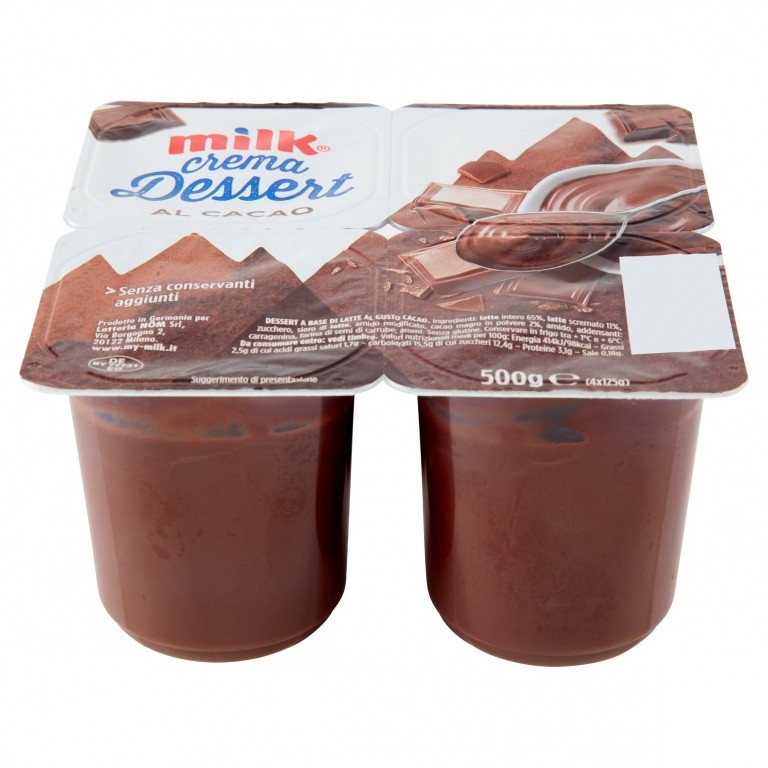 MILK CREMA DESSERT CACAO GR.125X4                 
