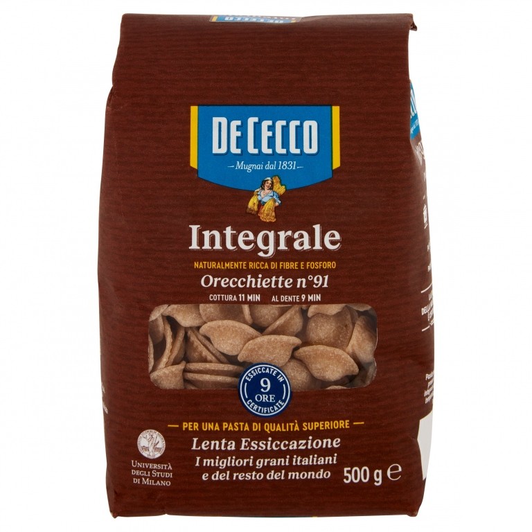 PASTA DE CECCO INTEGR.ORECCH.N91 G500