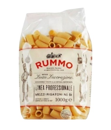 PASTA RUMMO N.51 MEZZI RIGATONI KG.1 PROFESS.