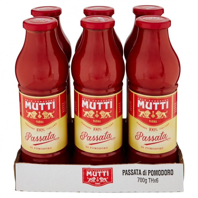 PASSATA MUTTI VETRO GR.700X6