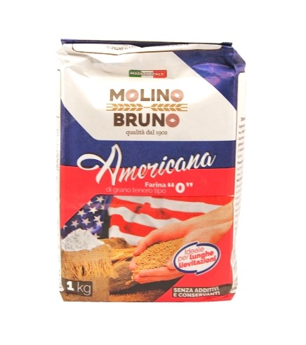 FARINA MOLINO BRUNO 0 AMERICANA KG.1