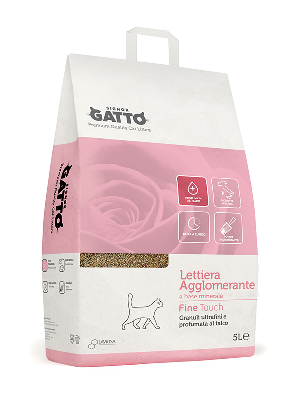 LETTIERA SIGNOR GATTO PROFUMATA AGGLOMERANTE LT.5