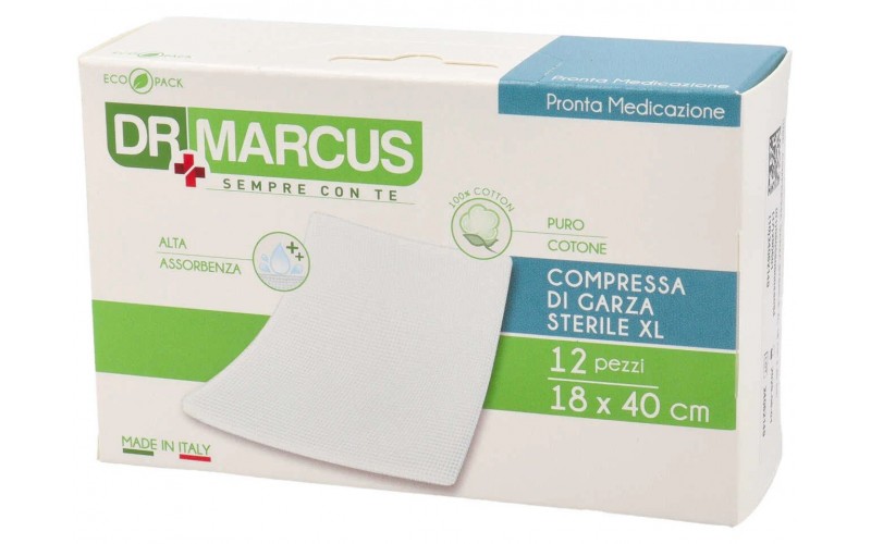 GARZA STERILE DR.MARCUS CM18X40 12 PEZZI          