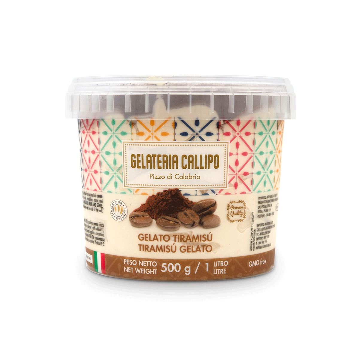 GELAT.CALLIPO BARATTOLO TIRAMISU'GR.500           