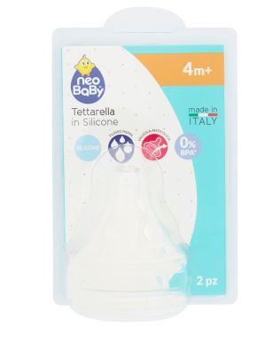 TETTARELLA NEOBABY SILICONE PAPPA X2