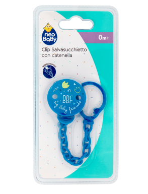 CLIP CATENELLA NEOBABY BLU